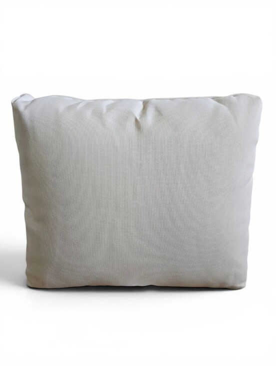 Other - Set Of 2 Ivory Patio Accent Cushions 21x18 Textured Neutral Outdoor Style Pillow